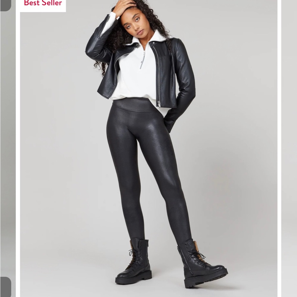 SPANX faux leather leggings
